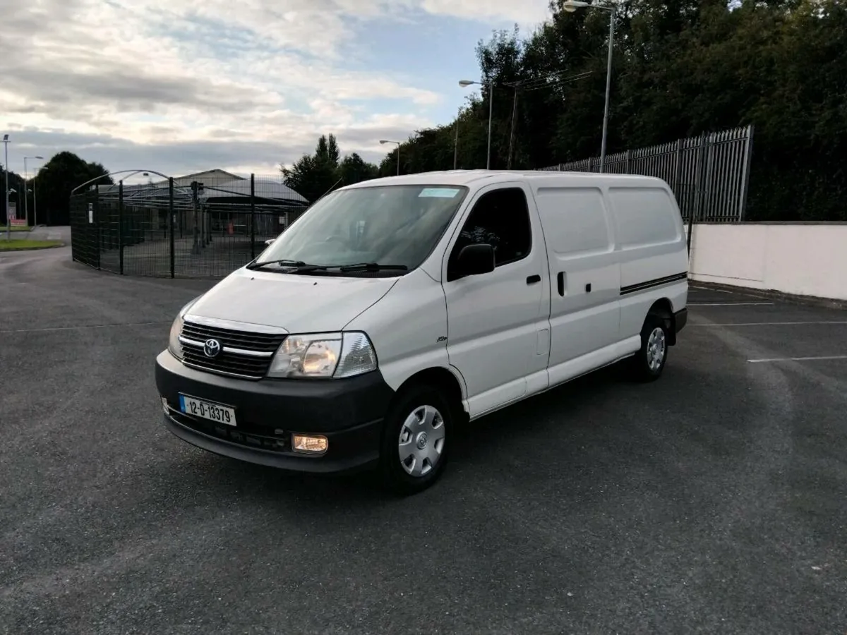 2012 Toyota hiace lwb full test 16/07/26 - Image 1