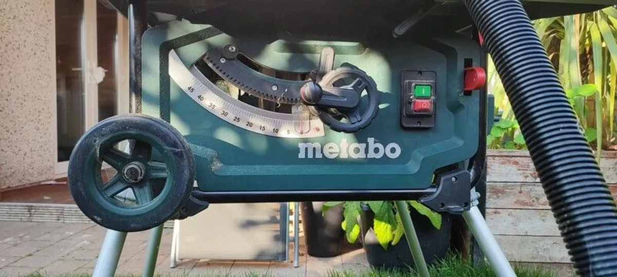 Metabo 600668000 TS254 Table Saw with Foldaway Base - Image 2