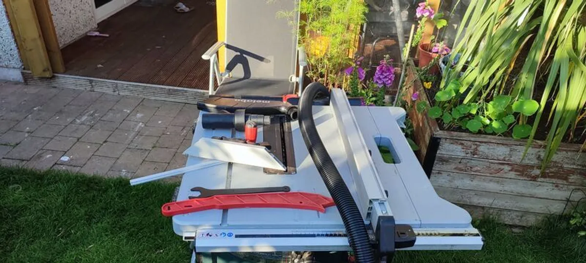 Metabo 600668000 TS254 Table Saw with Foldaway Base - Image 3