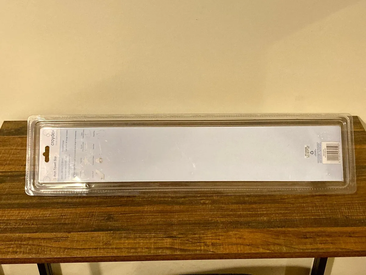New Croydex Sutton Chrome Towel Bar - Unopened - Image 4