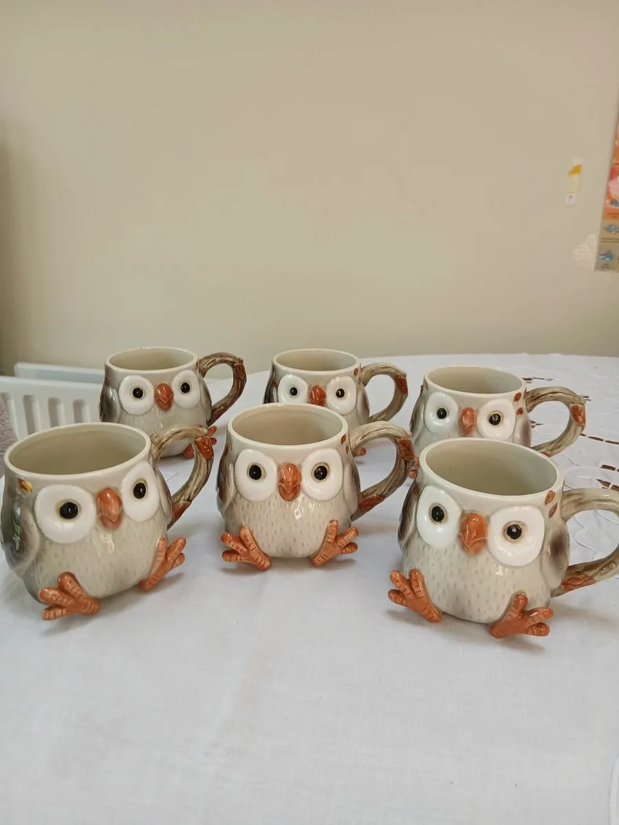 Vintage Ceramic handpainted Mugs - Image 4