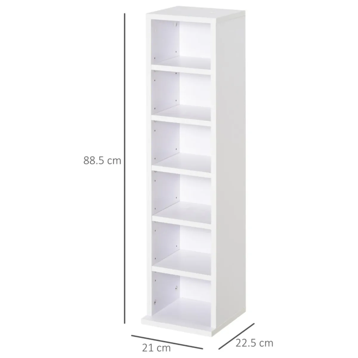 204 CD Media Display Shelf Unit Set of 2 Blu-Ray T - Image 2