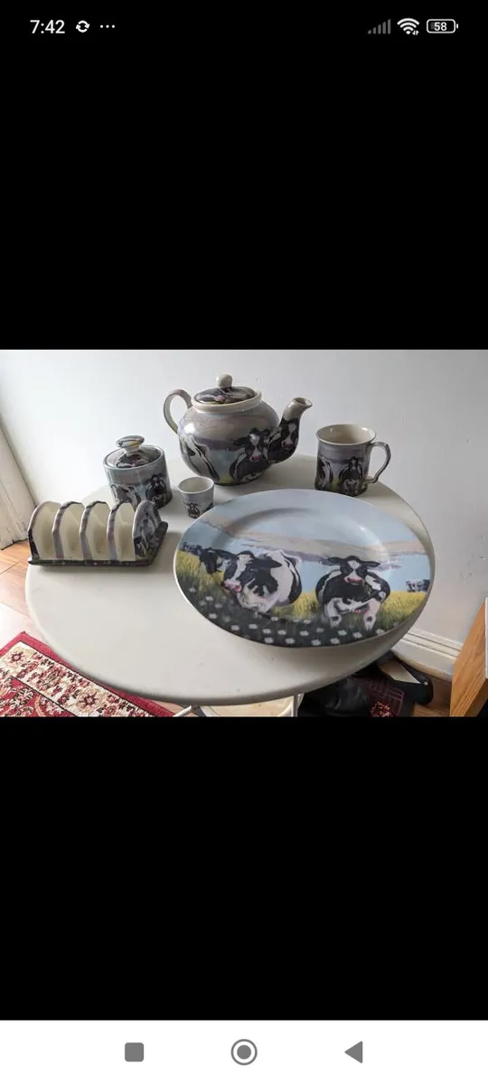 Shannon bridge tea set also extras - Image 1