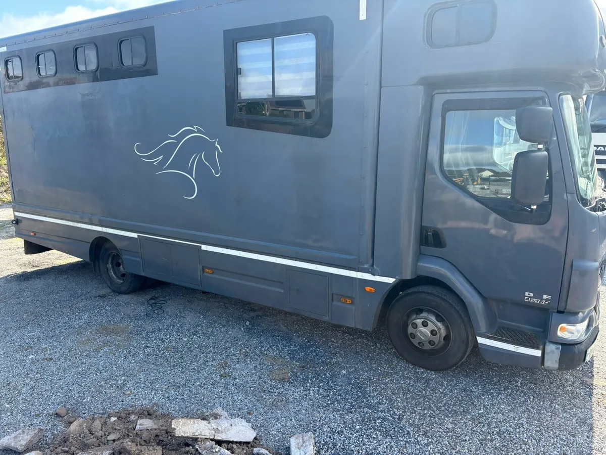 2008 DAF 3 horse lorry DOE &Tax - Image 3