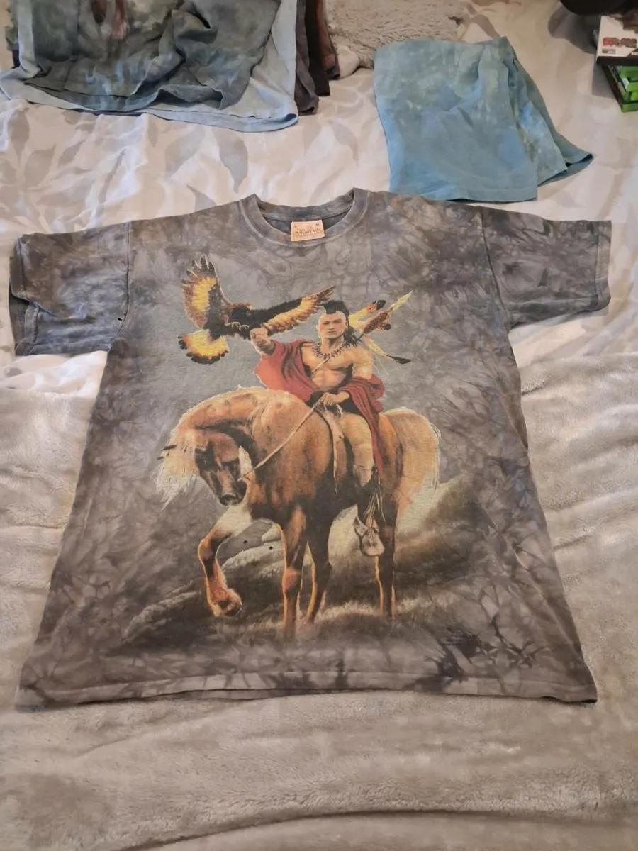 Vintage t-shirts the mountain 90s 2000s native Ame - Image 1