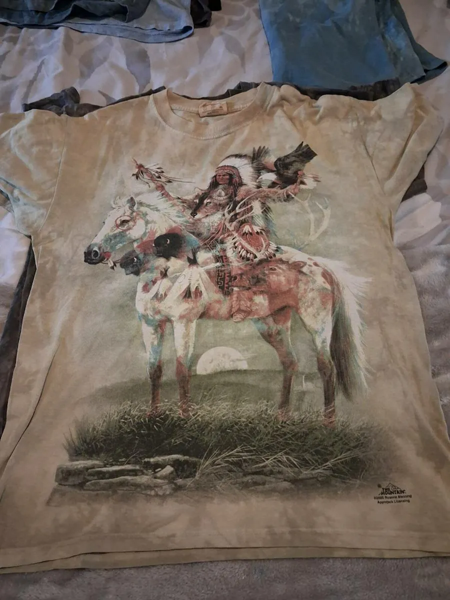 Vintage t-shirts the mountain 90s 2000s native Ame - Image 3