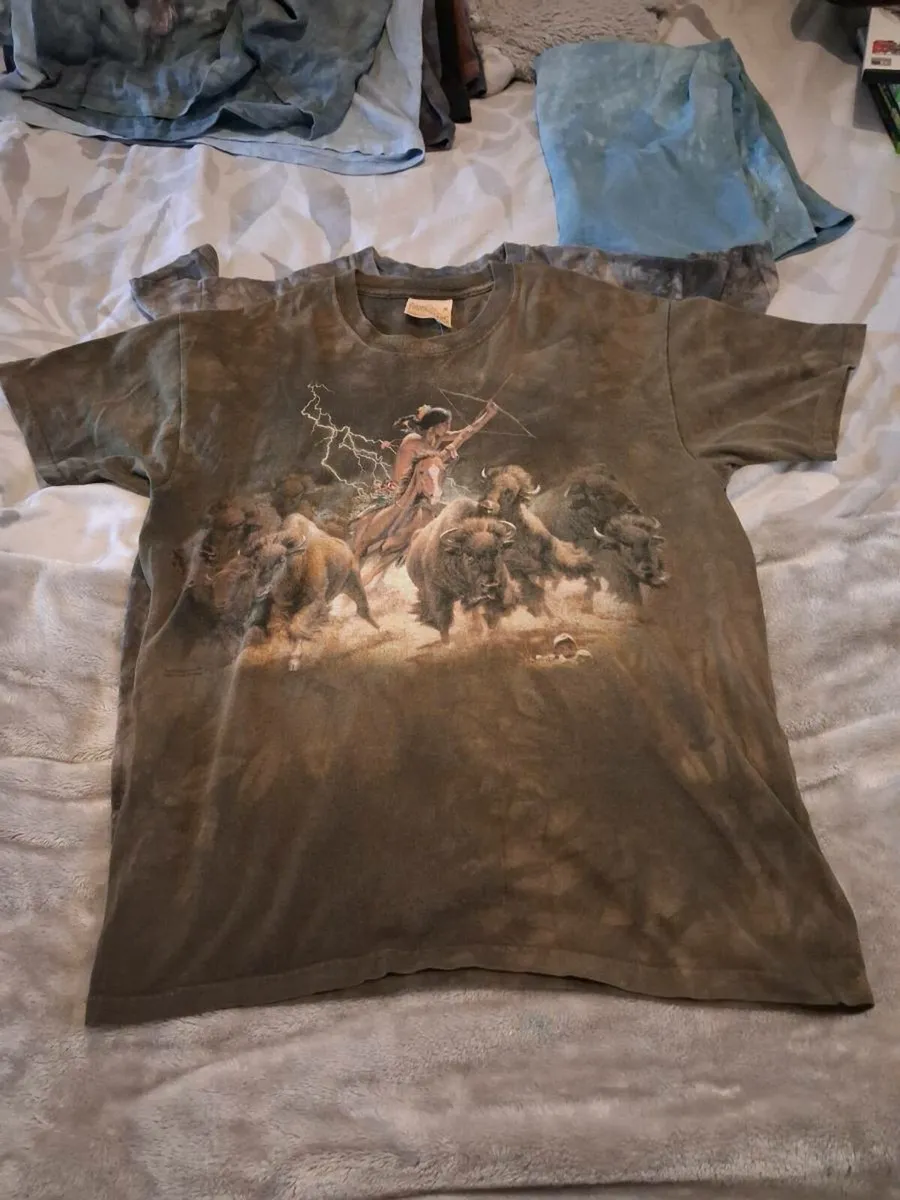 Vintage t-shirts the mountain 90s 2000s native Ame - Image 4