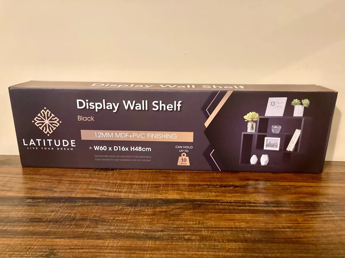 Brand New Latitude Black Display Wall shelf - Image 2