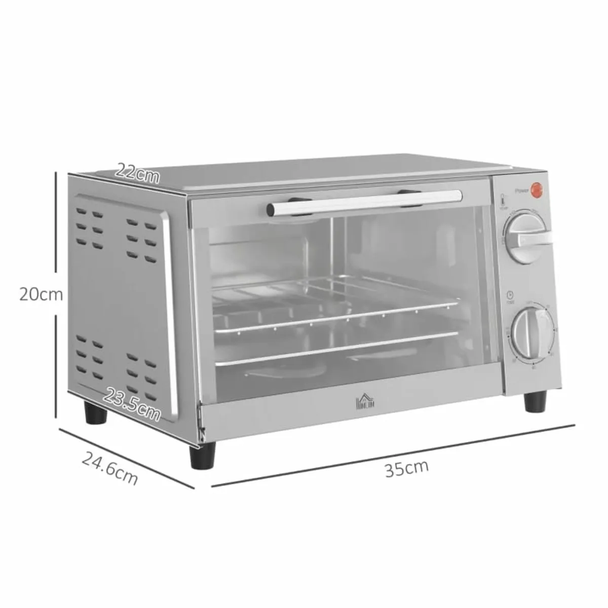 Mini Oven, 9L Countertop Electric Grill, Toaster O - Image 2