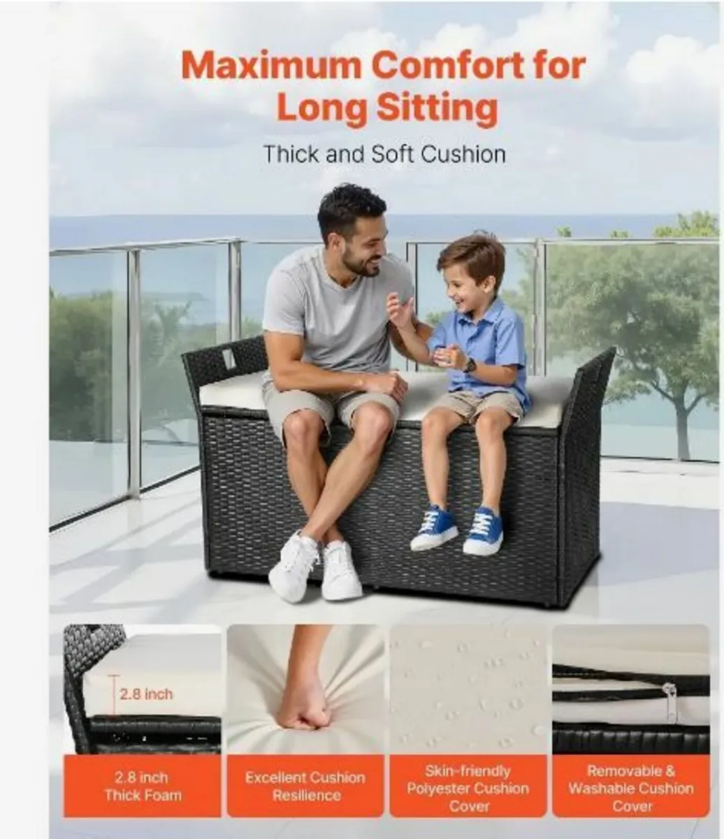 Outdoor Storage Bench - Image 3