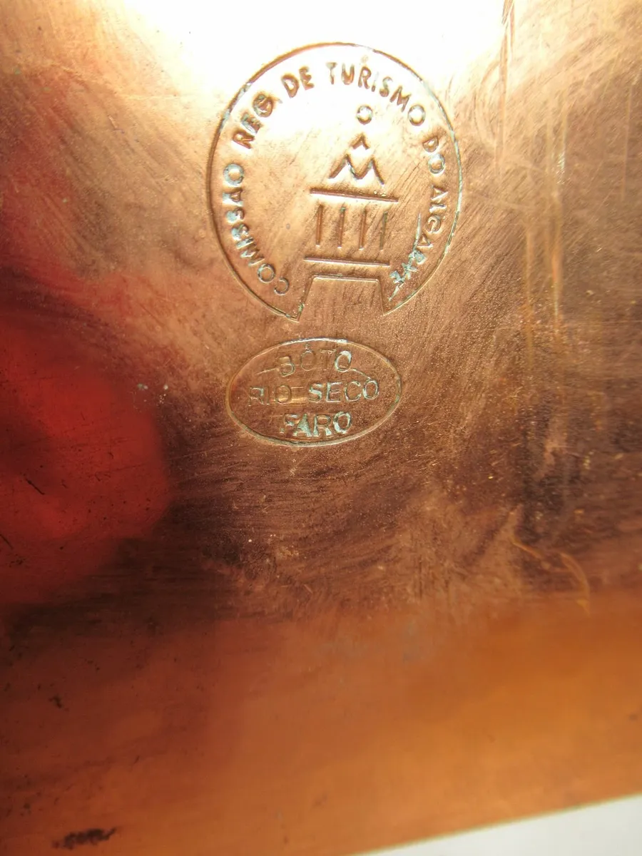 vintage copper antique ornament cottage RARE - Image 4