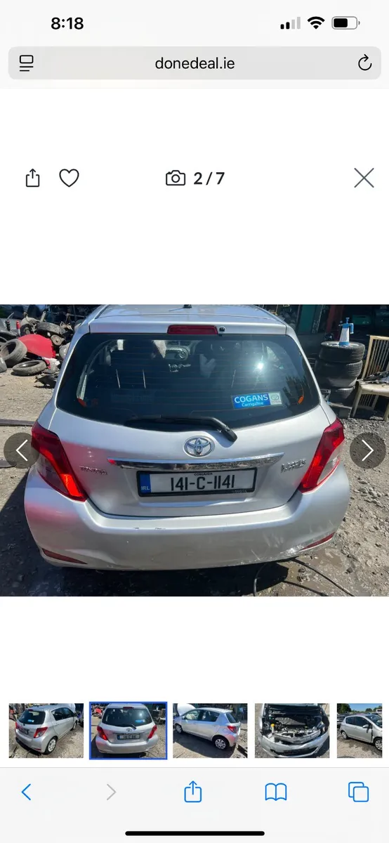 2014 Toyota Yaris 1.3 Automatic - Image 1