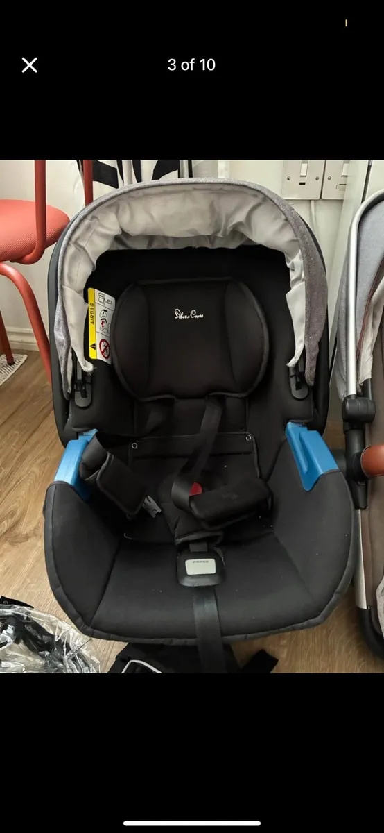 SilverCross Tendem Double Buggy with extras - Image 4