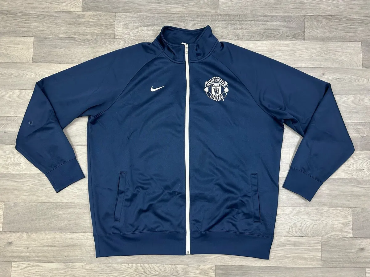 Vintage Nike Manchester United Track Jacket XXL - Image 1