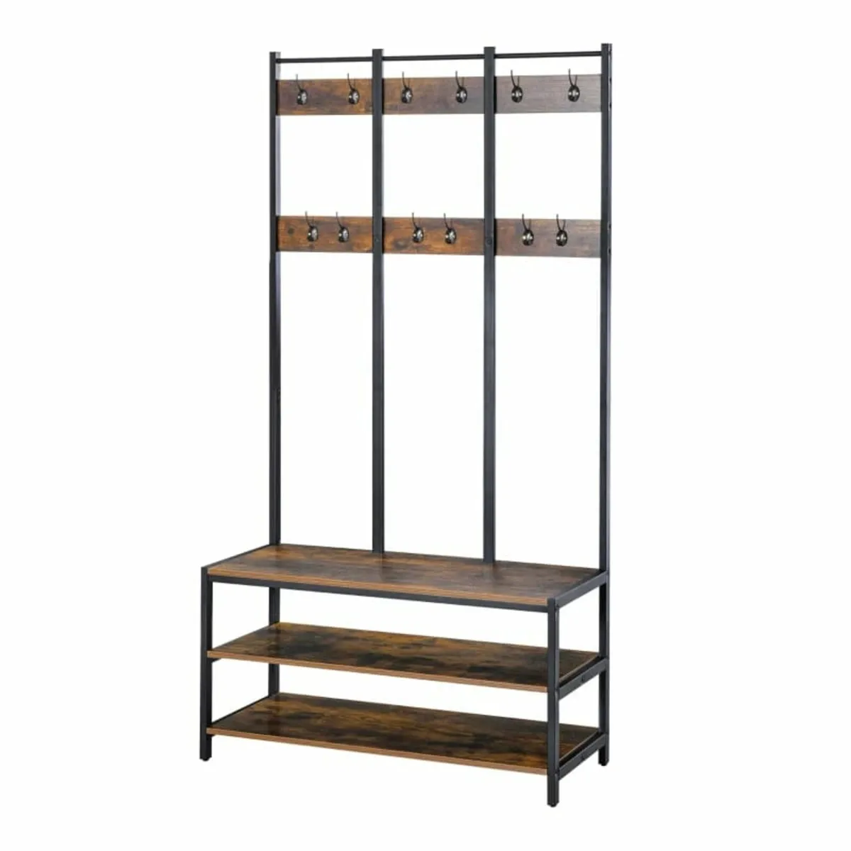 Coat Rack Stand, Free Standing Hall Tree, Coat Sta - Image 1