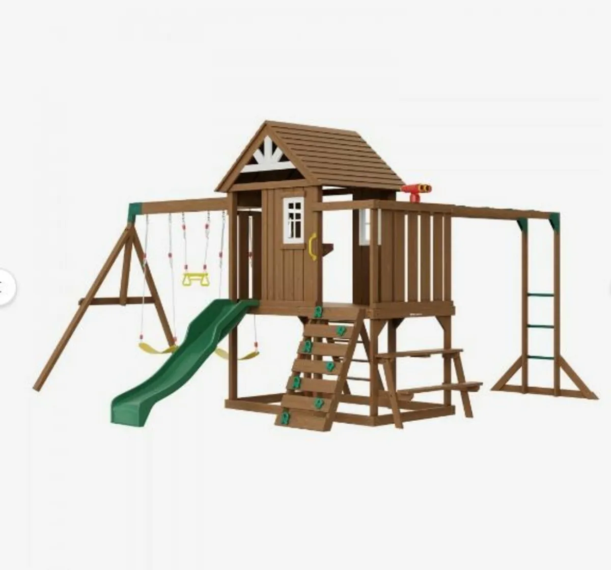 Wooden Swing Set 10 IN 1 Outdoor Playground Sets - Image 1