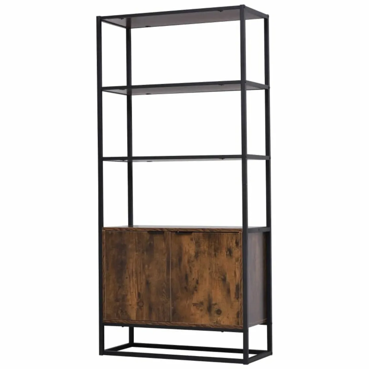 Storage Cabinet with 3 Open Shelves Cupboard Frees - Image 1