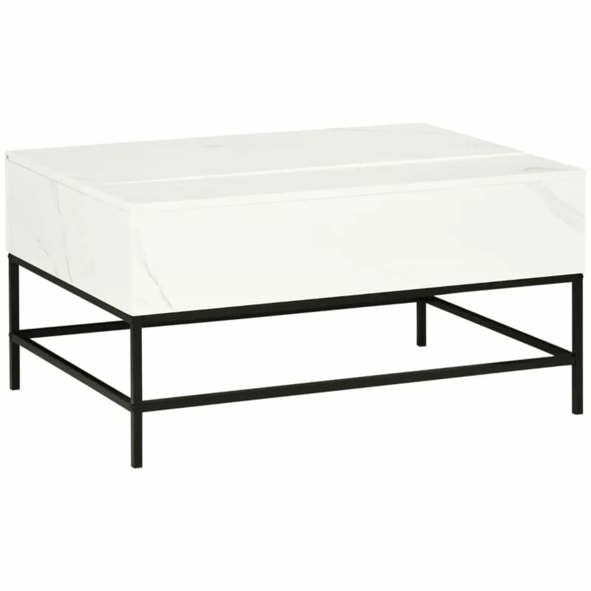 Modern Lifting Coffee Table with Hidden Compartmen - Image 3