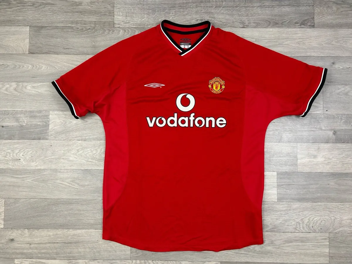 Vintage 2000 Umbro Manchester United Home Jersey L - Image 1