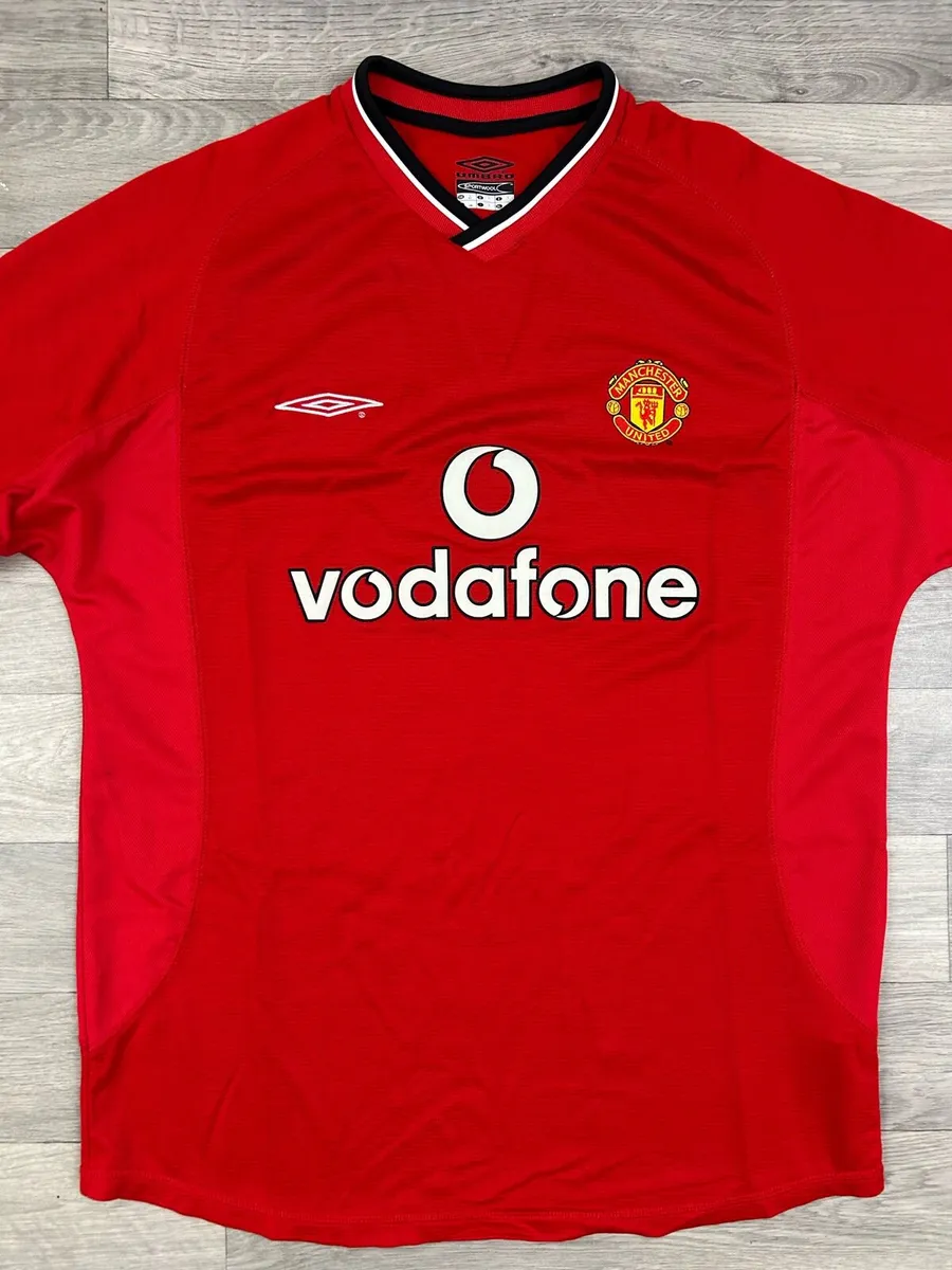 Vintage 2000 Umbro Manchester United Home Jersey L - Image 2