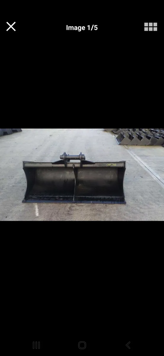 Second hand 6ft grading bucket wanted