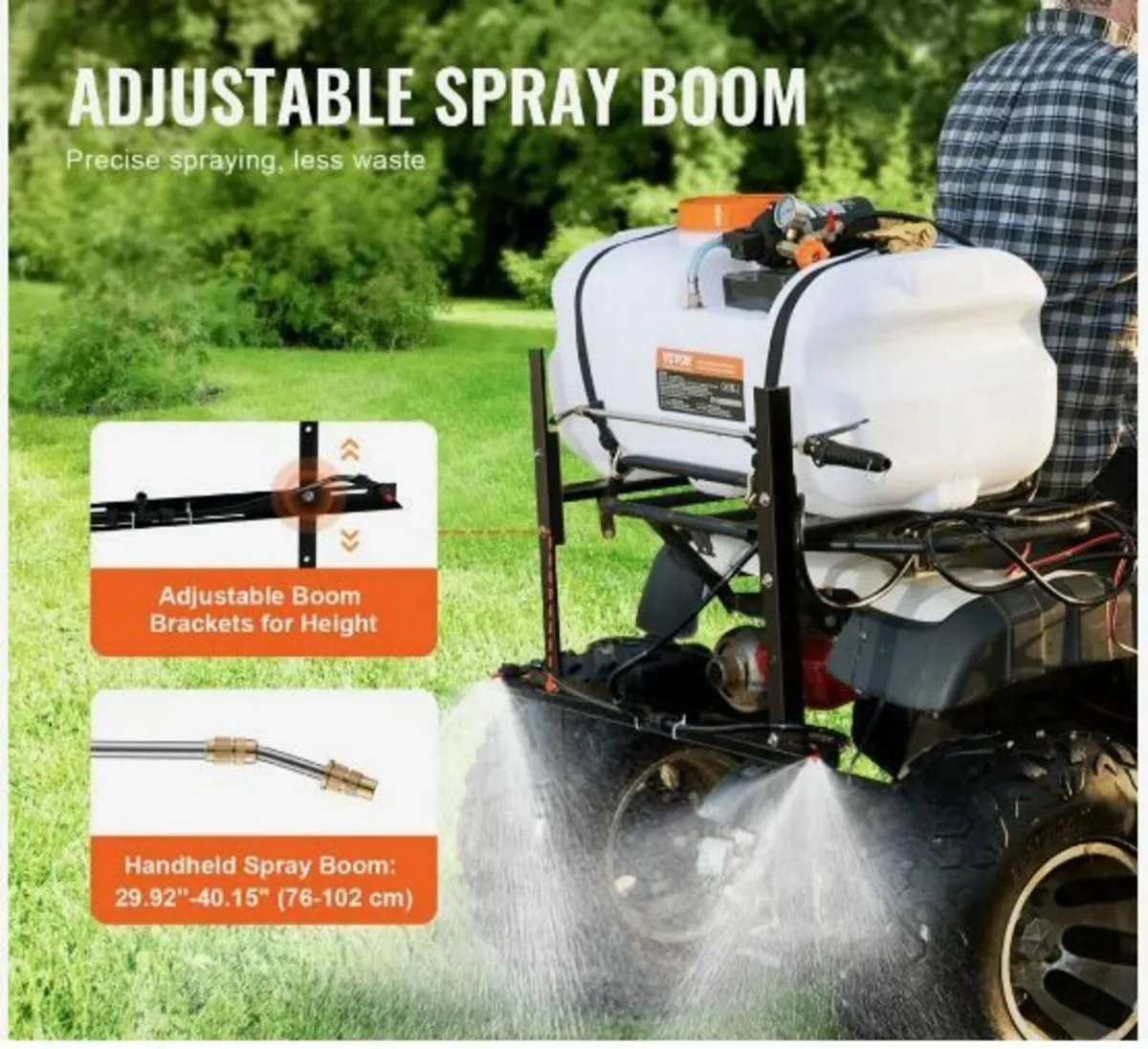 ATV Sprayer 60 L/15.9 Gal ATV/UTV Spot Sprayer - Image 2