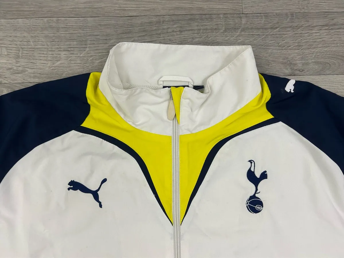 Vintage 00s Puma Tottenham London Jacket Mens XL - Image 3