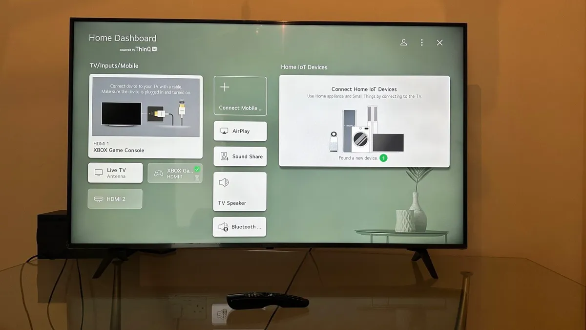 LG 55” 4K UHD Smart TV 55UP77006LB As new - Image 2