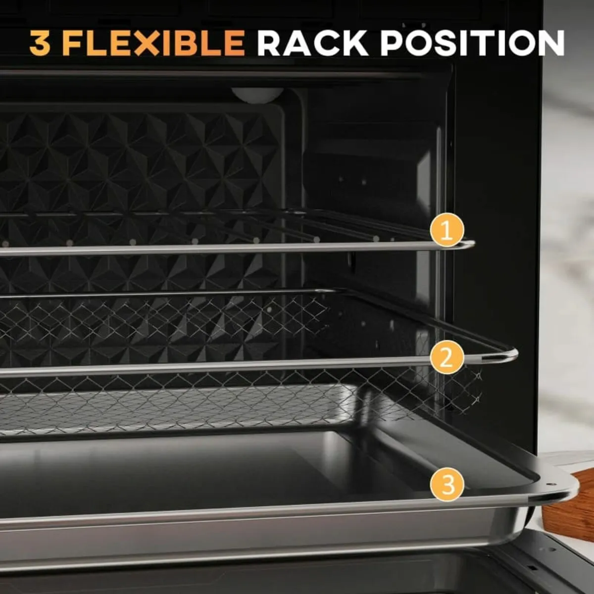 20L 90-230℃ Mini Convection Oven, with Air Fry Fun - Image 4