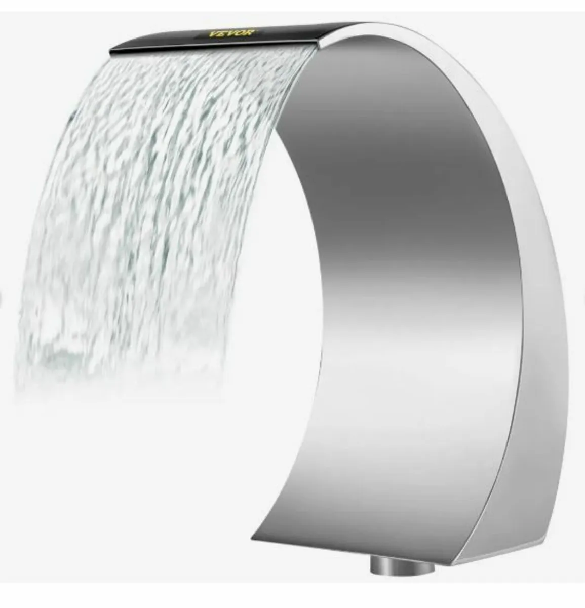 Pool Waterfall Fountain Stainless Steel - Image 1