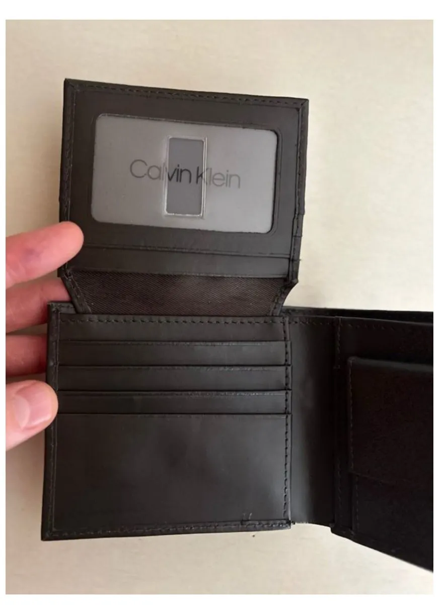 Calvin Klein Men's Leather Wallet Brown New - Image 3