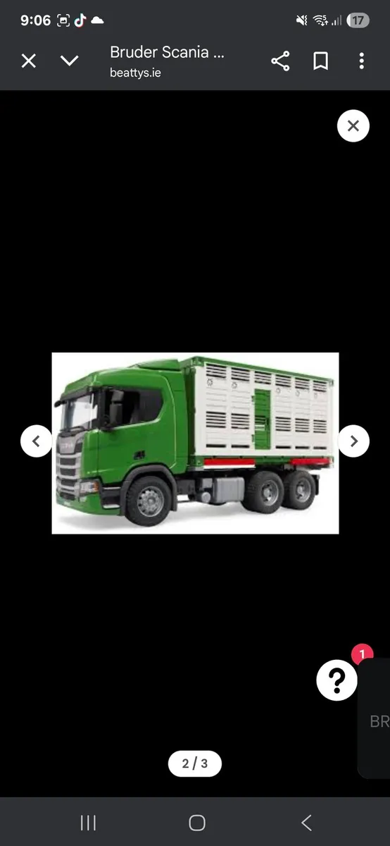 Bruder cattle truck - Image 1