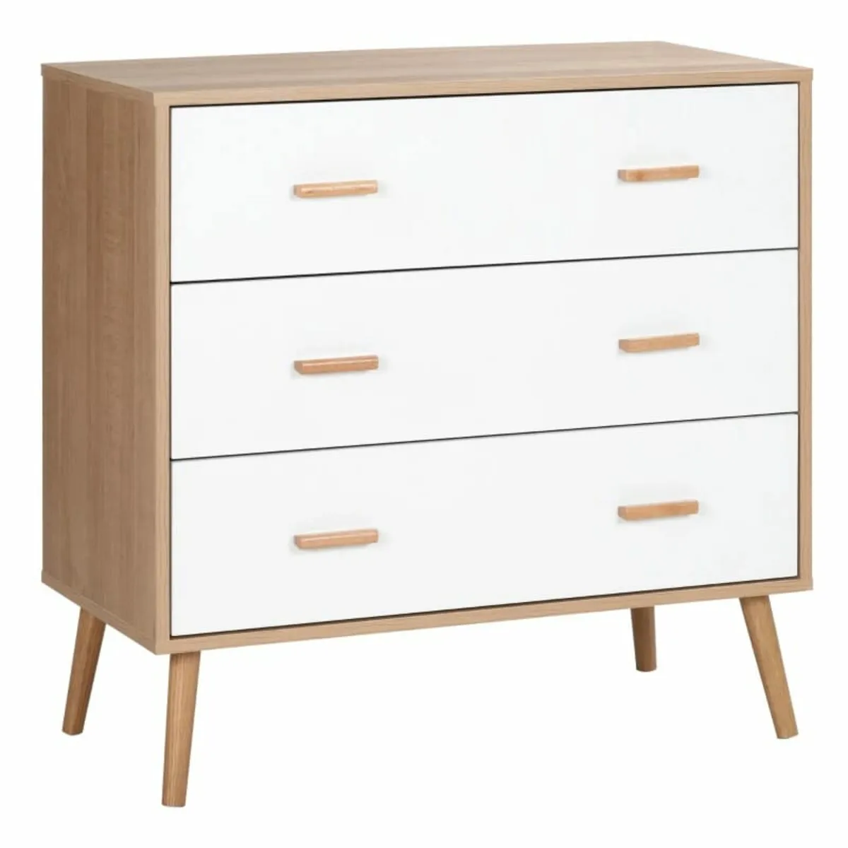 Chest of Drawers with 3 Drawers, Bedroom Cabinet, - Image 1