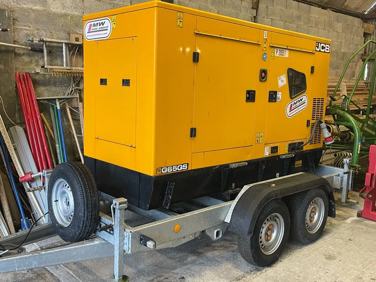 JCB 65KVA Road Tow Generator for Sale - Image 1