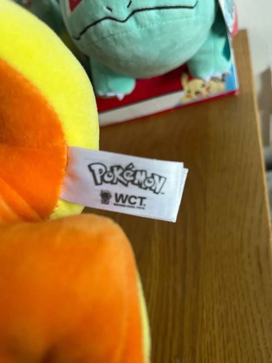 Official Pokémon Plush Set – 4x Gen 1 Starters - Image 4