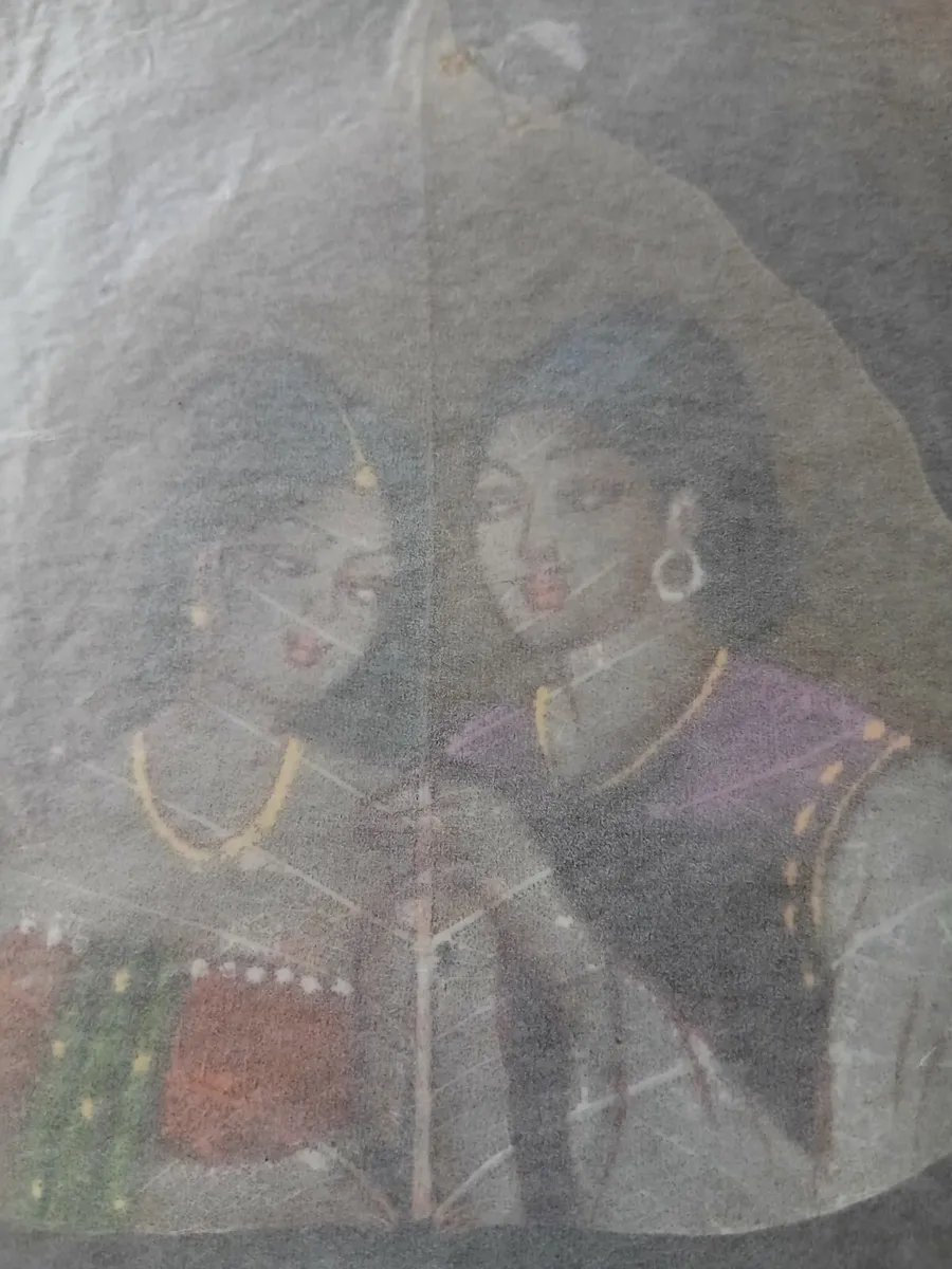 Indian Painting on Leaf - Image 4
