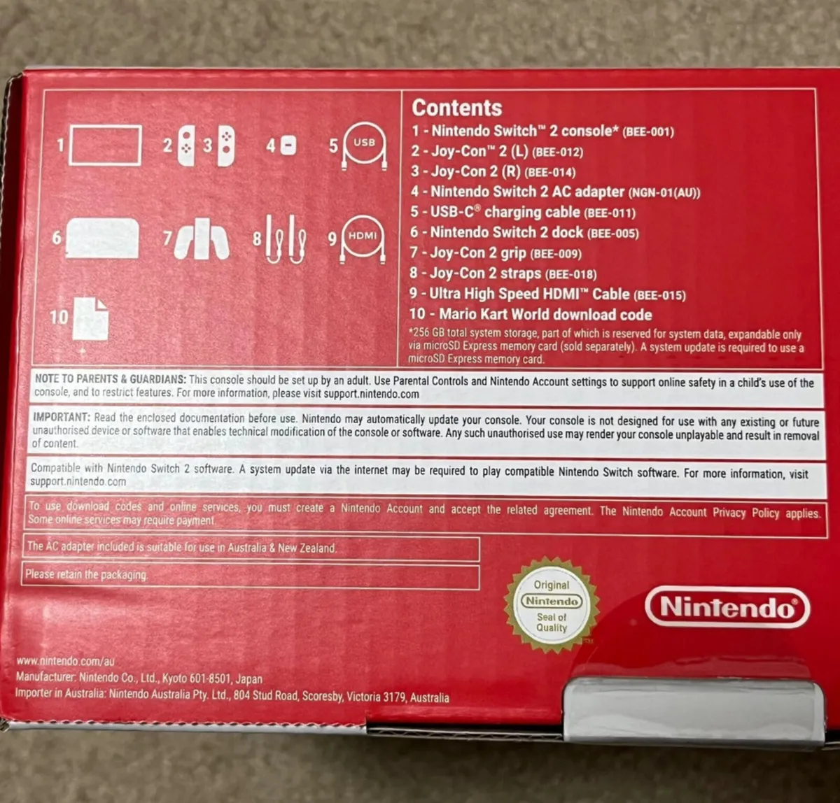 Nintendo Switch 2 with Mariokart world included - Image 4