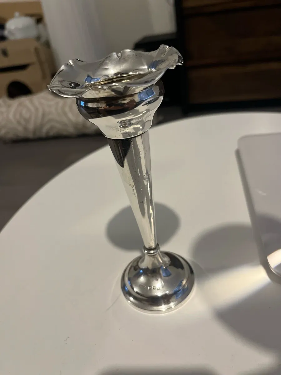 Antique Silver vase - Image 1