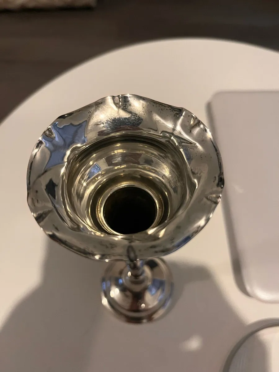 Antique Silver vase - Image 3