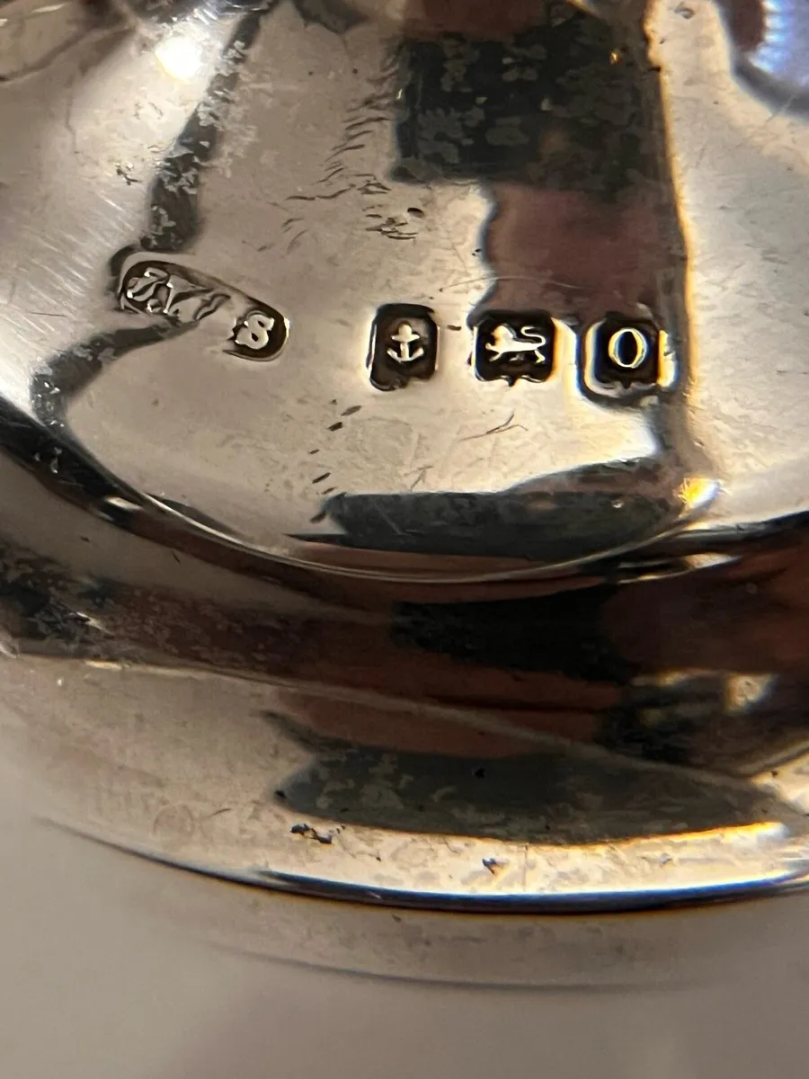 Antique Silver vase - Image 4