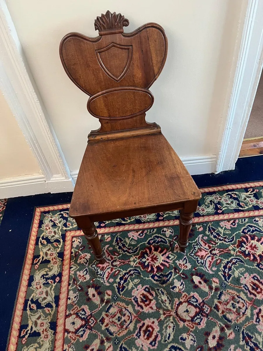 Mahogany Hall Chair