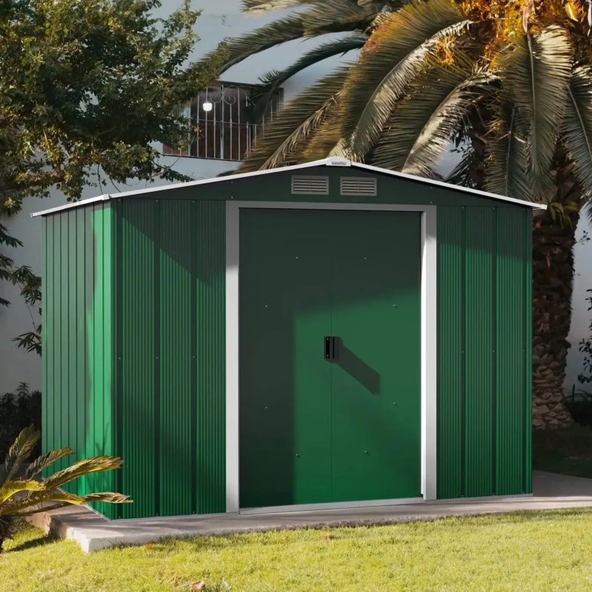 Unused Metal Garden Shed 8x6 - Image 1