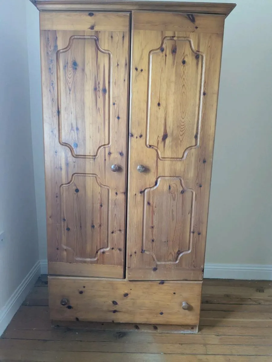 Solid Pine Wardrobe - Image 1