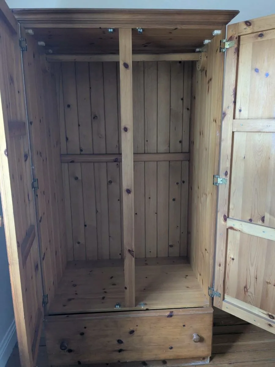 Solid Pine Wardrobe - Image 2