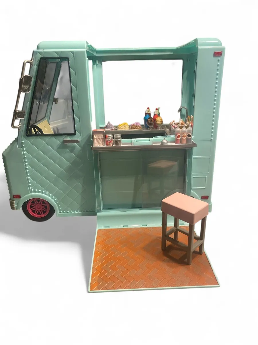 Our generation girl dolls ice cream truck - Image 1