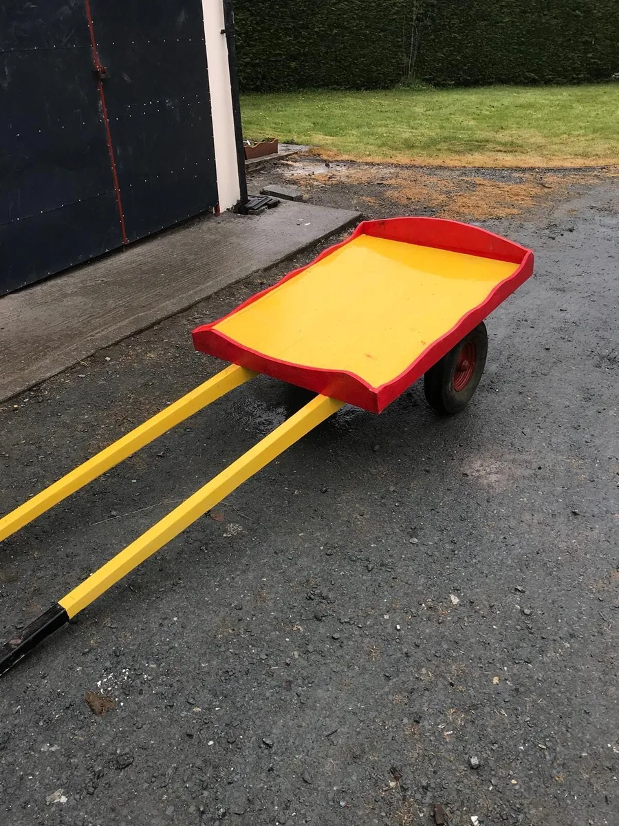 Miniature Flat Cart and Harness For Sale - Image 1