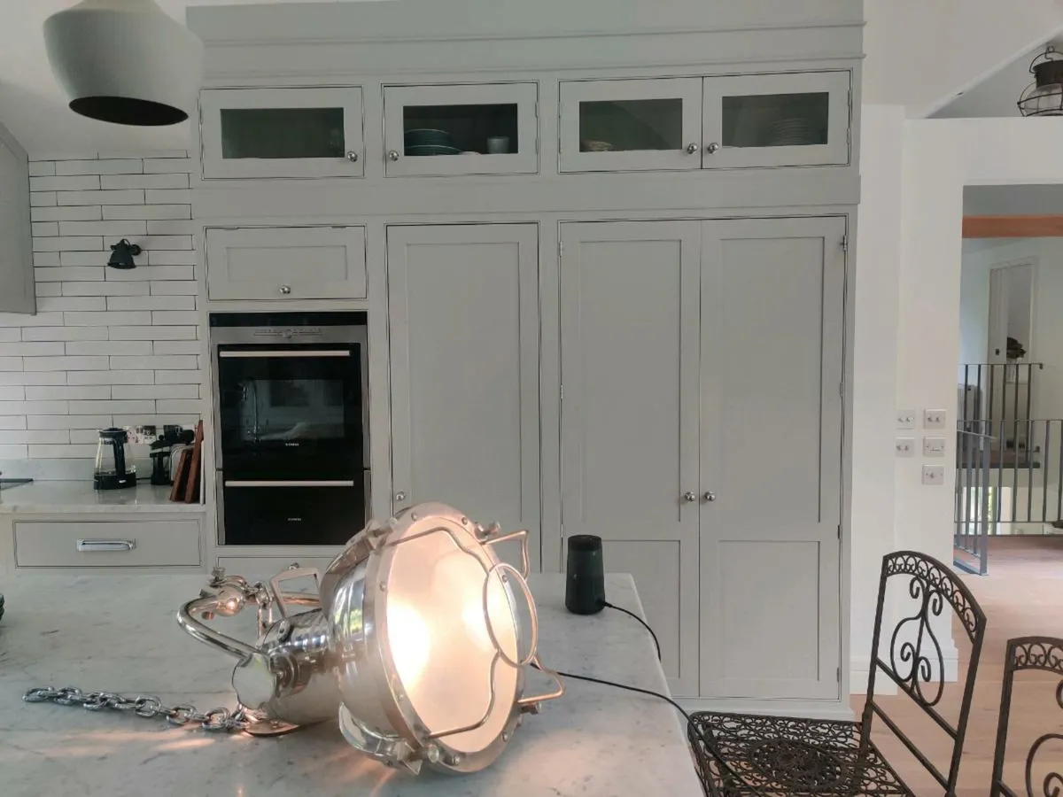 Industrial Chrome Lamp Pendant - Image 2