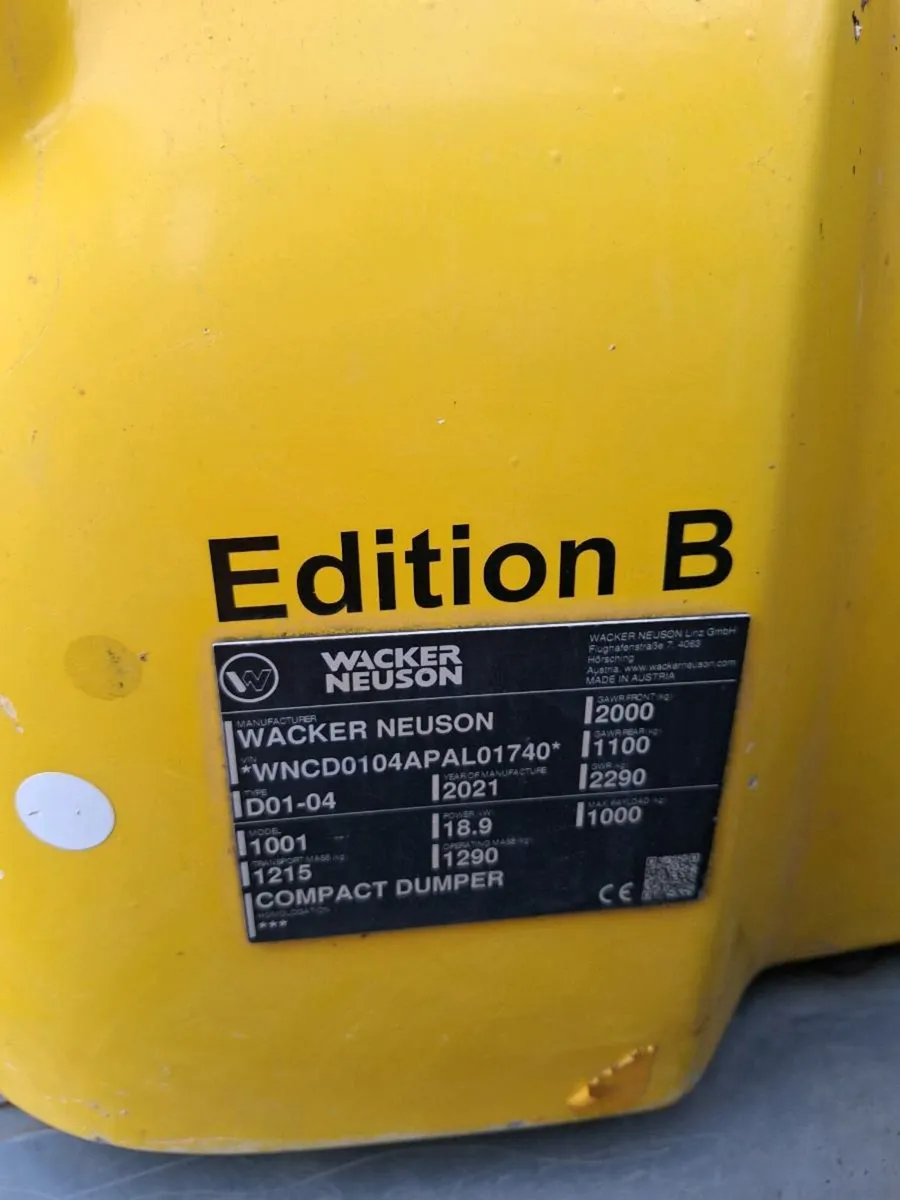Wacker Neuson Mini Dumper - Image 3