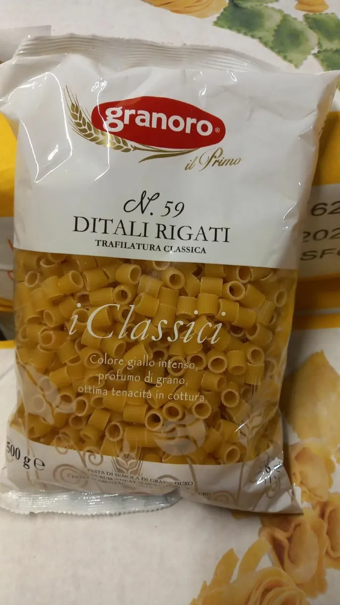 Clearance Sale Italian Pasta Ditali Rigati No..59 - Image 1