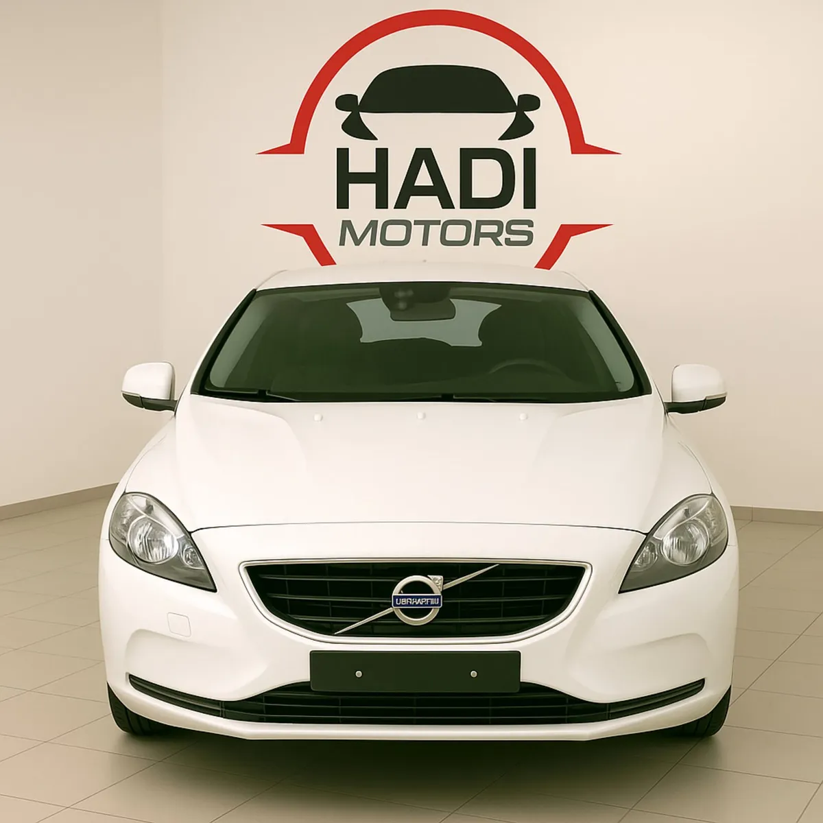 volvo v40 2014 white 1.6L - Image 1